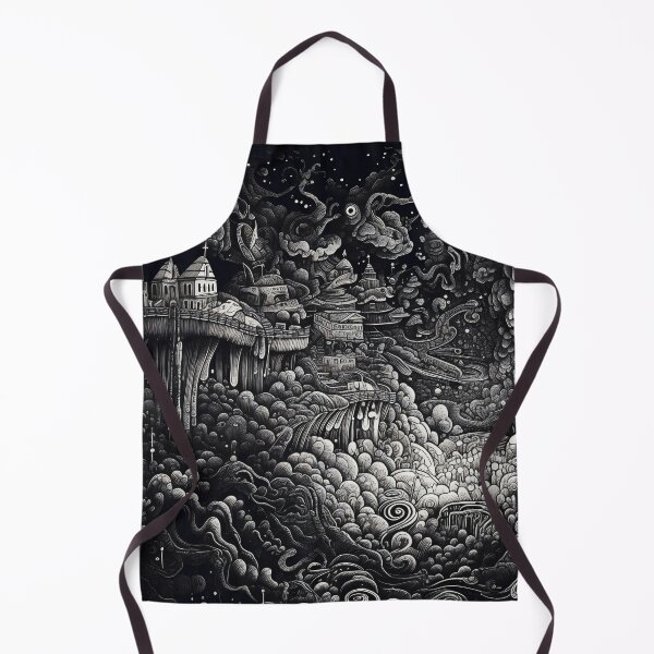 Item preview, Psychedelic alien planet doodle designed and sold by Wandering Souls.