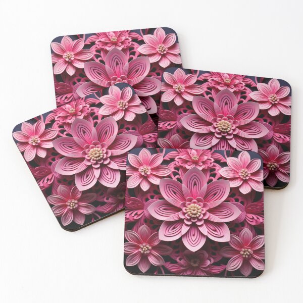 Item preview, pink,mandala,flowers,pattern designed and sold by Desiyuchi.