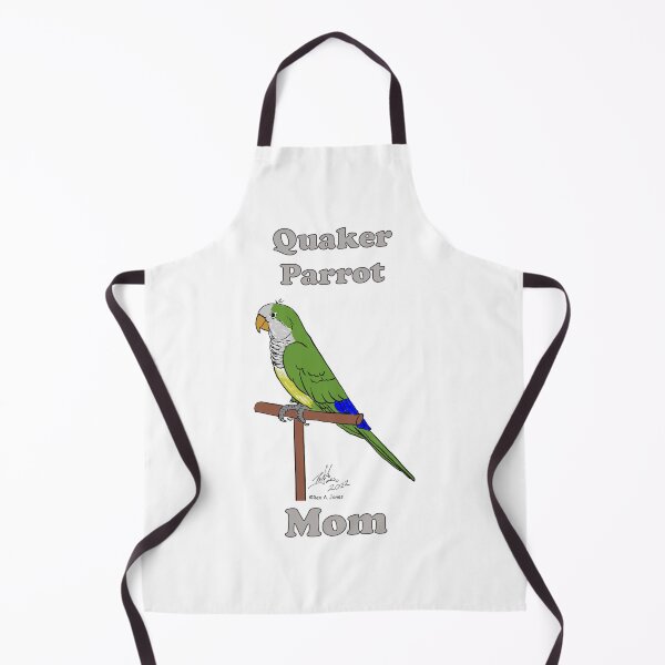 Item preview, Quaker Parrot Mom - Green designed and sold by Laughing Parrot Studio.
