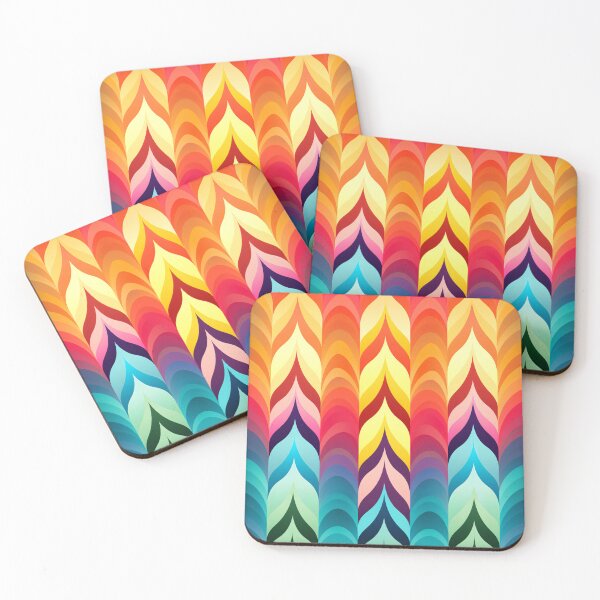 Item preview, A colorful stripes pattern designed and sold by TogetherDshop.