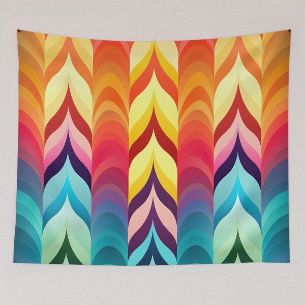 Item preview, A colorful stripes pattern designed and sold by TogetherDshop.