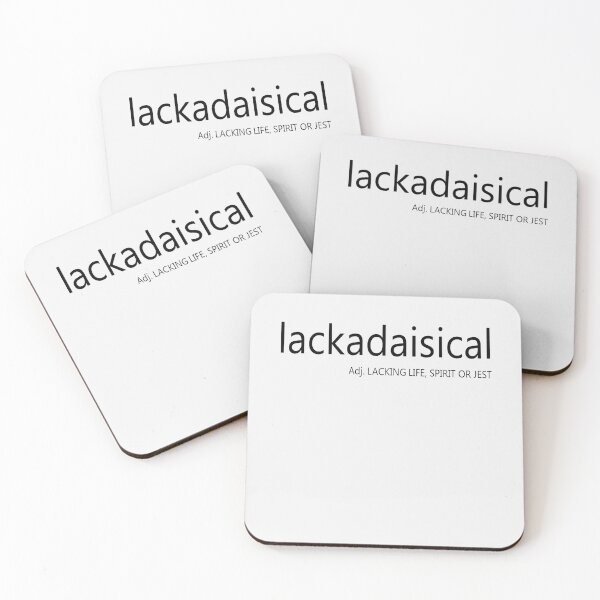 Item preview, Lackadaisical Definition Language Nerd Black Type designed and sold by taiche.