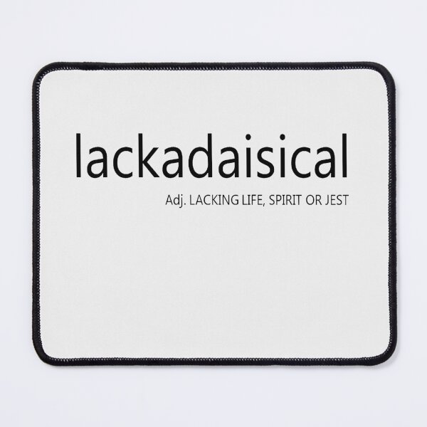 Item preview, Lackadaisical Definition Language Nerd Black Type designed and sold by taiche.