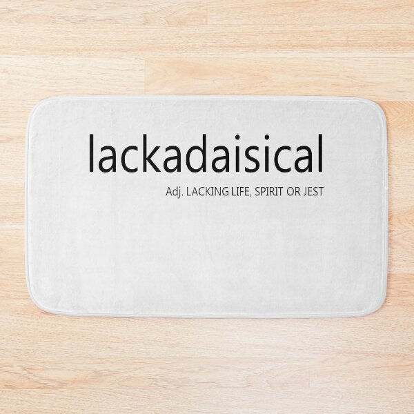 Item preview, Lackadaisical Definition Language Nerd Black Type designed and sold by taiche.