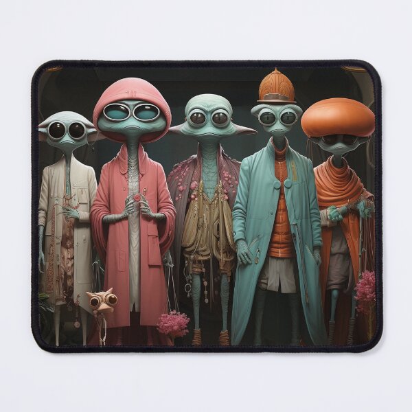 Item preview, Alien Fashion Show - funny - cute - design designed and sold by Gameasty.