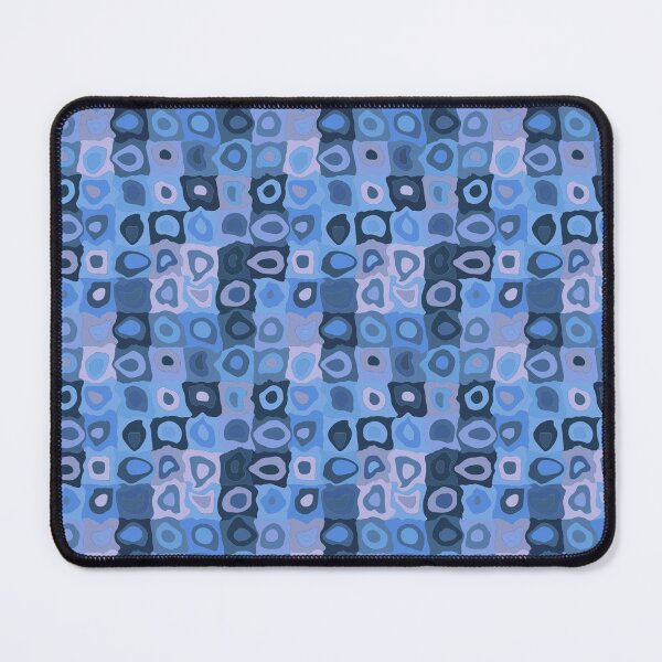 Item preview, Midnight Swim - Retro Geometric Wobbly Square Grid Pattern designed and sold by GenAumonier.
