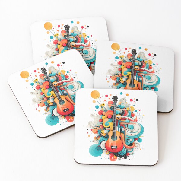 Item preview, Classic Acoustic Guitar Abstract  designed and sold by ArtFromBeyond.