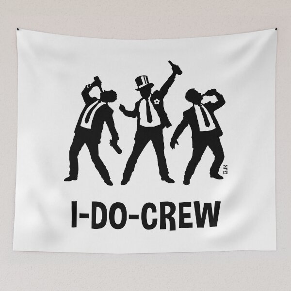 Item preview, I-Do-Crew (Stag Night / Bachelor Party / Beer / Black) designed and sold by MrFaulbaum.