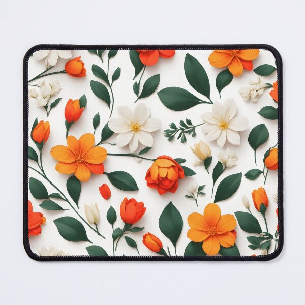 Item preview, Floral off white seamless Design Seamless patterns designed and sold by RocketArtInd.