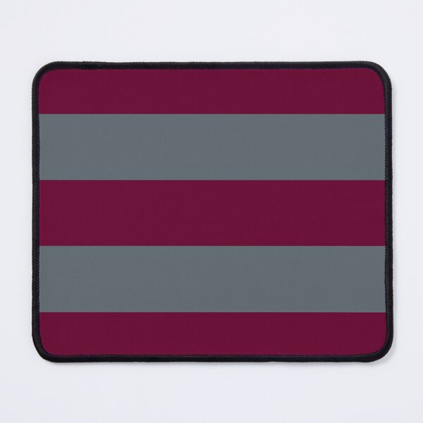 Item preview, Large BURGUNDY (Maroon) and SLATE GREY Horizontal STRIPES designed and sold by RachelMacht.
