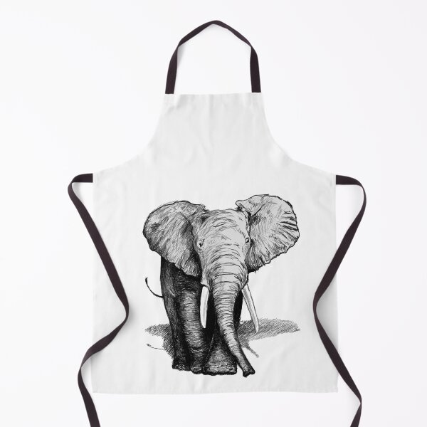 Item preview, African Forest Elephant Drawing Endangered Species designed and sold by allthis.