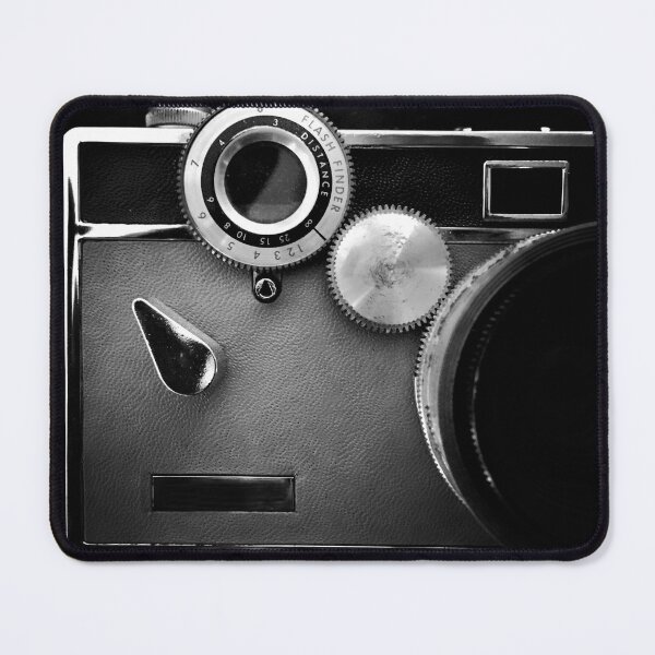 Item preview, Vintage Analog Film Camera Black and White Image designed and sold by ToadsWorkshop.