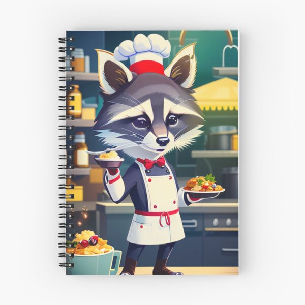 Item preview, A cool chef raccoon working in a kitchen designed and sold by Pelzi100.