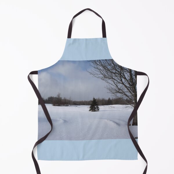 Item preview, Cool winter snowy country wonderland , trees, snow and blue sky designed and sold by naturematters.