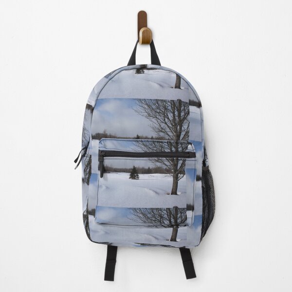 Item preview, Cool winter snowy country wonderland , trees, snow and blue sky designed and sold by naturematters.