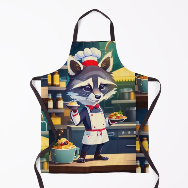 Item preview, A cool chef raccoon working in a kitchen designed and sold by Pelzi100.
