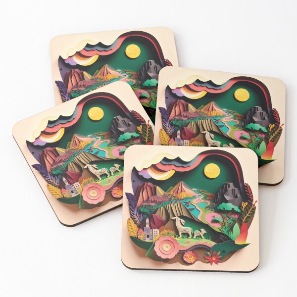 Item preview, paper cut art, ai designed and sold by artpapercuts.