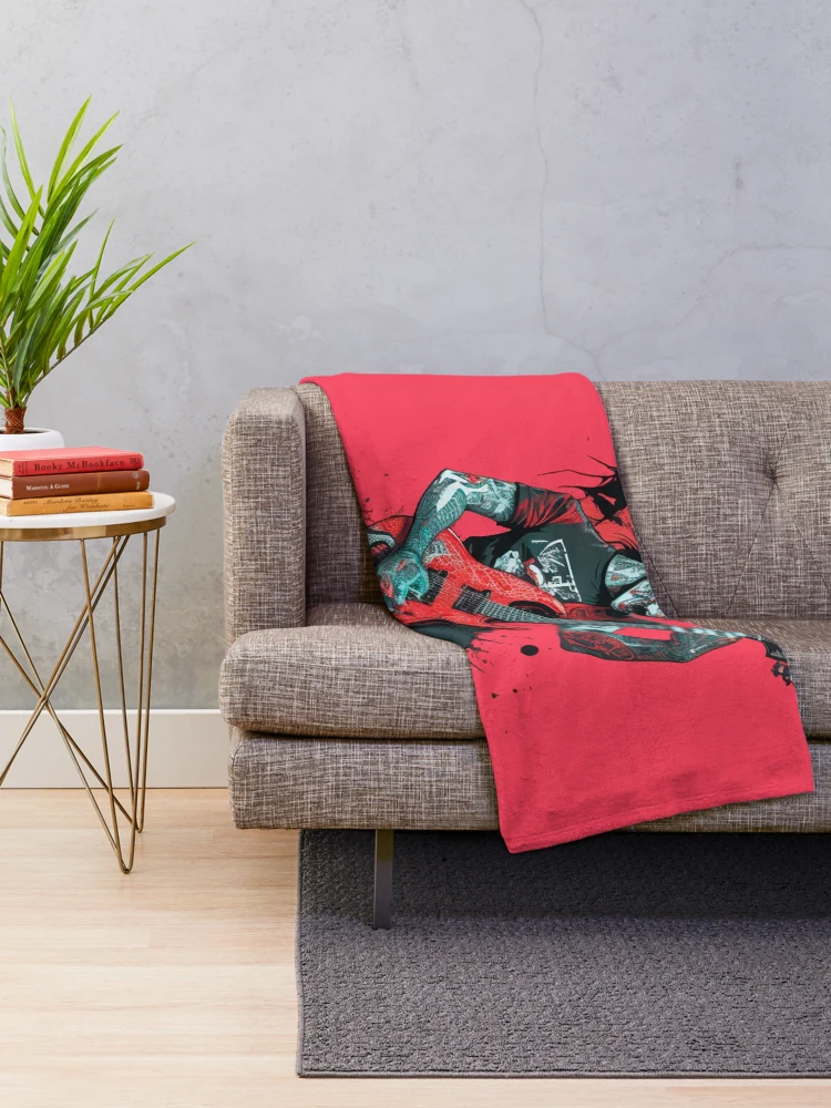Thumbnail 2 of 6, Throw Blanket, Vampire - Rocker Collection designed and sold by OdranaDesign.