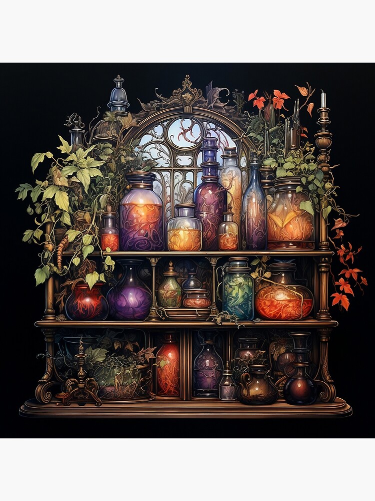 Magical Potion Cabinet Poster for Sale by Gameasty