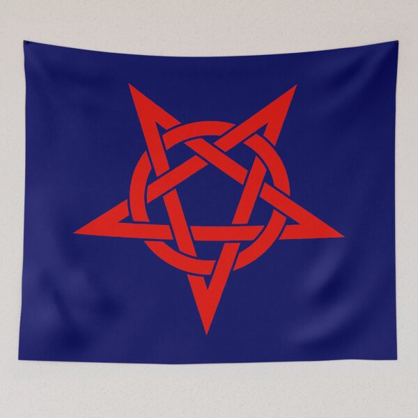 Item preview, Red Pentagram Intertwined With a Circle designed and sold by Jeallan Designs.