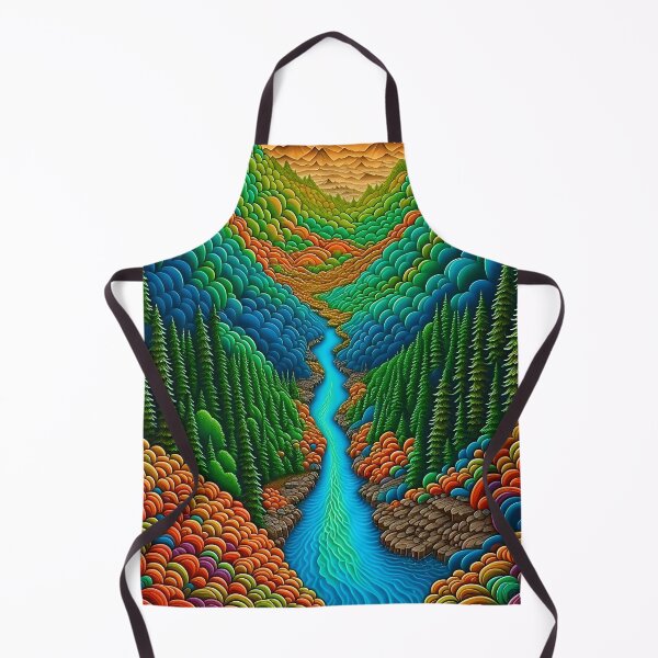 Item preview, [AI Art] Green Valley, Optical Art Style designed and sold by Sissle.