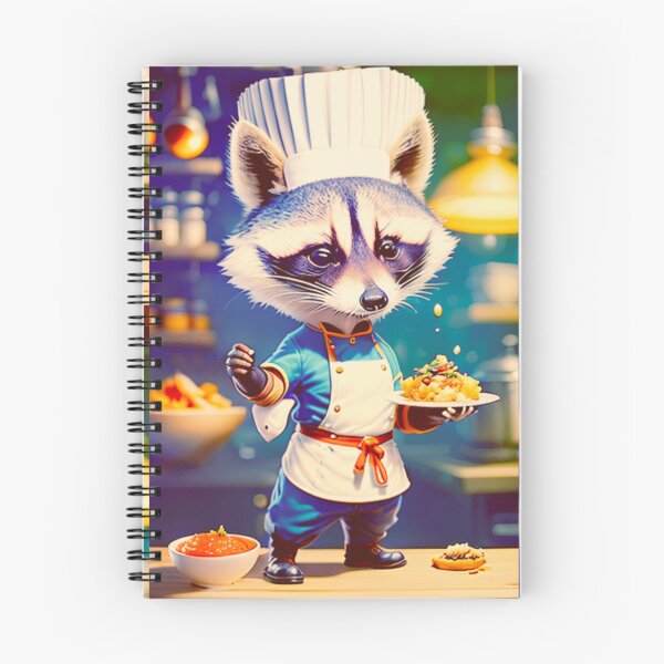Item preview, A cool chef raccoon working in a kitchen designed and sold by Pelzi100.