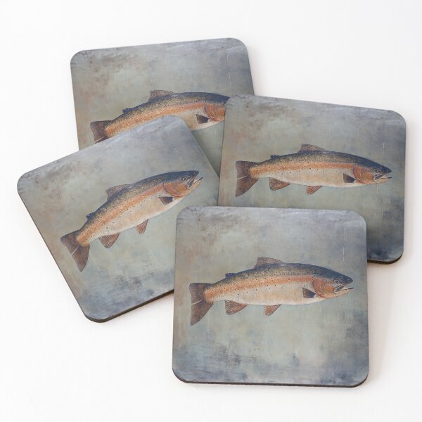 Item preview, Brown Trout Profile Portrait designed and sold by YoPedro.