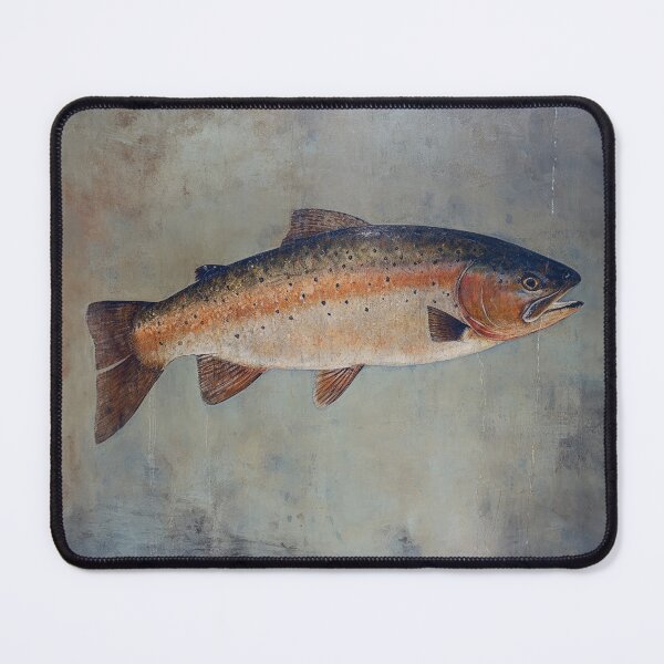 Item preview, Brown Trout Profile Portrait designed and sold by YoPedro.