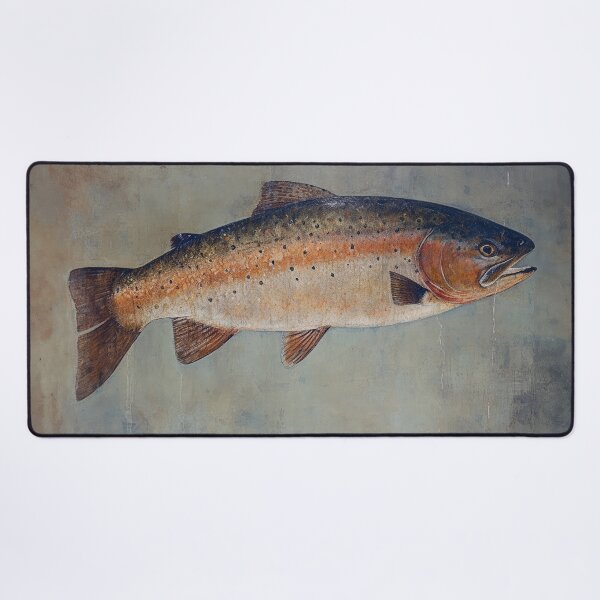 Item preview, Brown Trout Profile Portrait designed and sold by YoPedro.
