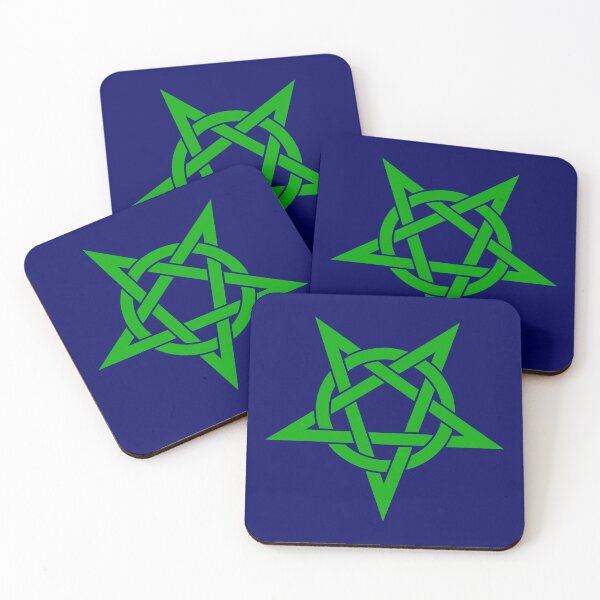 Item preview, Green Pentagram Intertwined With a Circle designed and sold by Jeallan Designs.