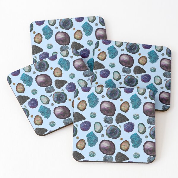 Item preview, Abstract Crystal Geode Pattern designed and sold by Brain Dead Philosophy .