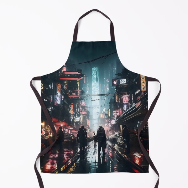 Item preview, Dark Cyberpunk Cityscape designed and sold by dcrc.