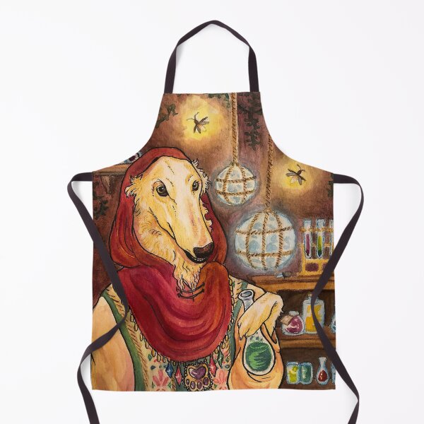 Item preview, Borzoi Potion Seller designed and sold by Melanie Westfall.