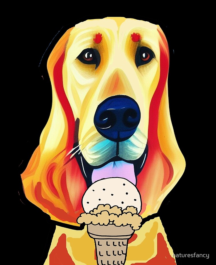 Cute dog best sale eating ice cream