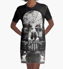 Room Skull Graphic T-Shirt Dress