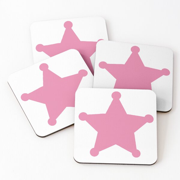 Item preview, Pink Sheriff Star  designed and sold by retrorangerr.