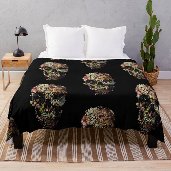 Smyrna Skull Throw Blanket
