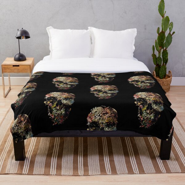 Smyrna Skull Throw Blanket