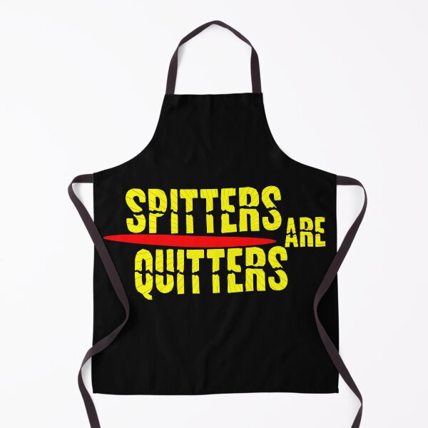 Item preview, Spitters Are Quitters: Bold and Playful Designs for the Confident and Fearless! Yellow on Black designed and sold by King Stores.