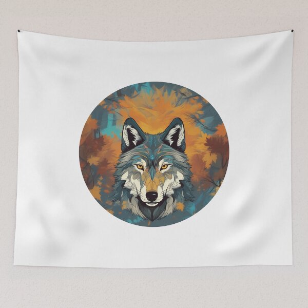 Item preview, Incredible Wolf Art designed and sold by AbsoluteA.
