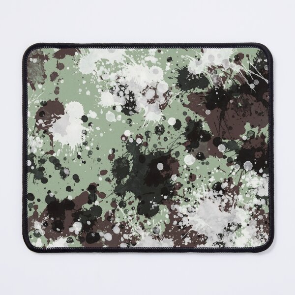 Item preview, Sage green paint splatter art, Drip painting abstract designed and sold by JinJinYoon.
