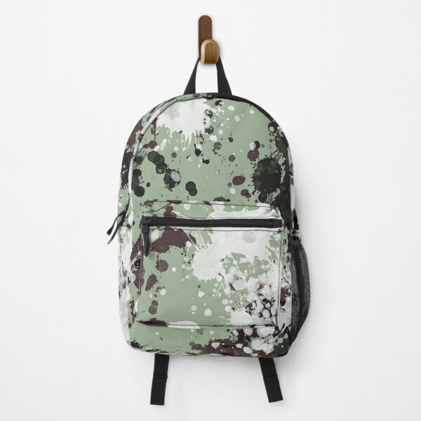 Item preview, Sage green paint splatter art, Drip painting abstract designed and sold by JinJinYoon.