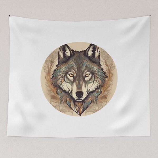 Item preview, Incredible Wolf Art designed and sold by AbsoluteA.