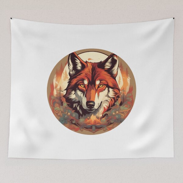 Item preview, Incredible Wolf Art designed and sold by AbsoluteA.