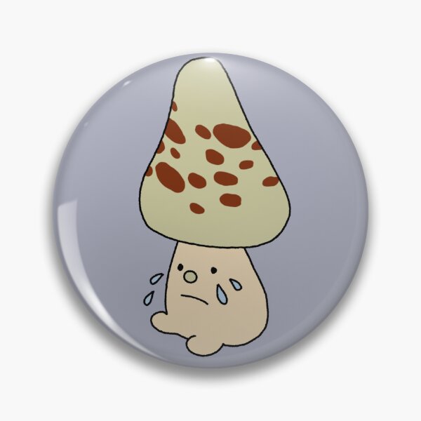 Item preview, Sad mushroom ?  designed and sold by GoldfeatherArts.