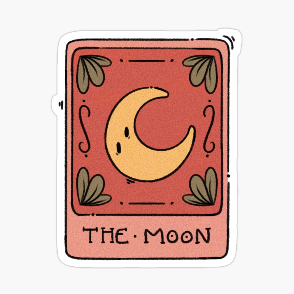 Tarot Sun and Moon Sticker for Sale by natskilou