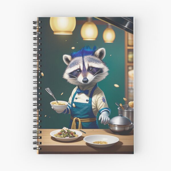 Item preview, A cool chef raccoon working in a kitchen designed and sold by Pelzi100.