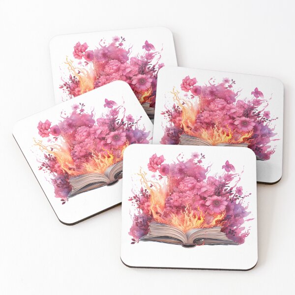 Item preview, Floral Fire Burn Book designed and sold by Ainango.
