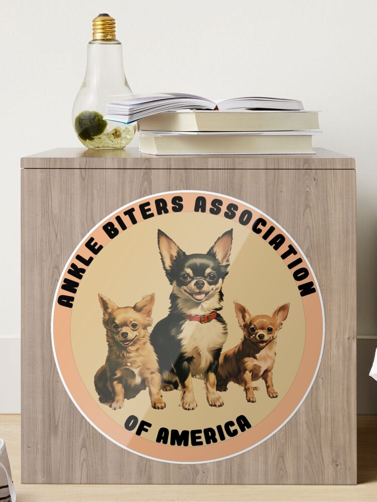 Ankle Biters Association Of America Sticker for Sale by Bargainbin