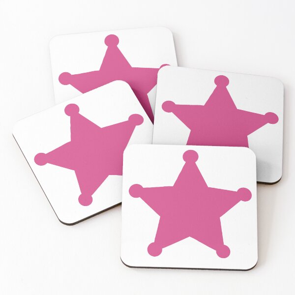 Item preview, Dark Pink Sheriff Star designed and sold by retrorangerr.